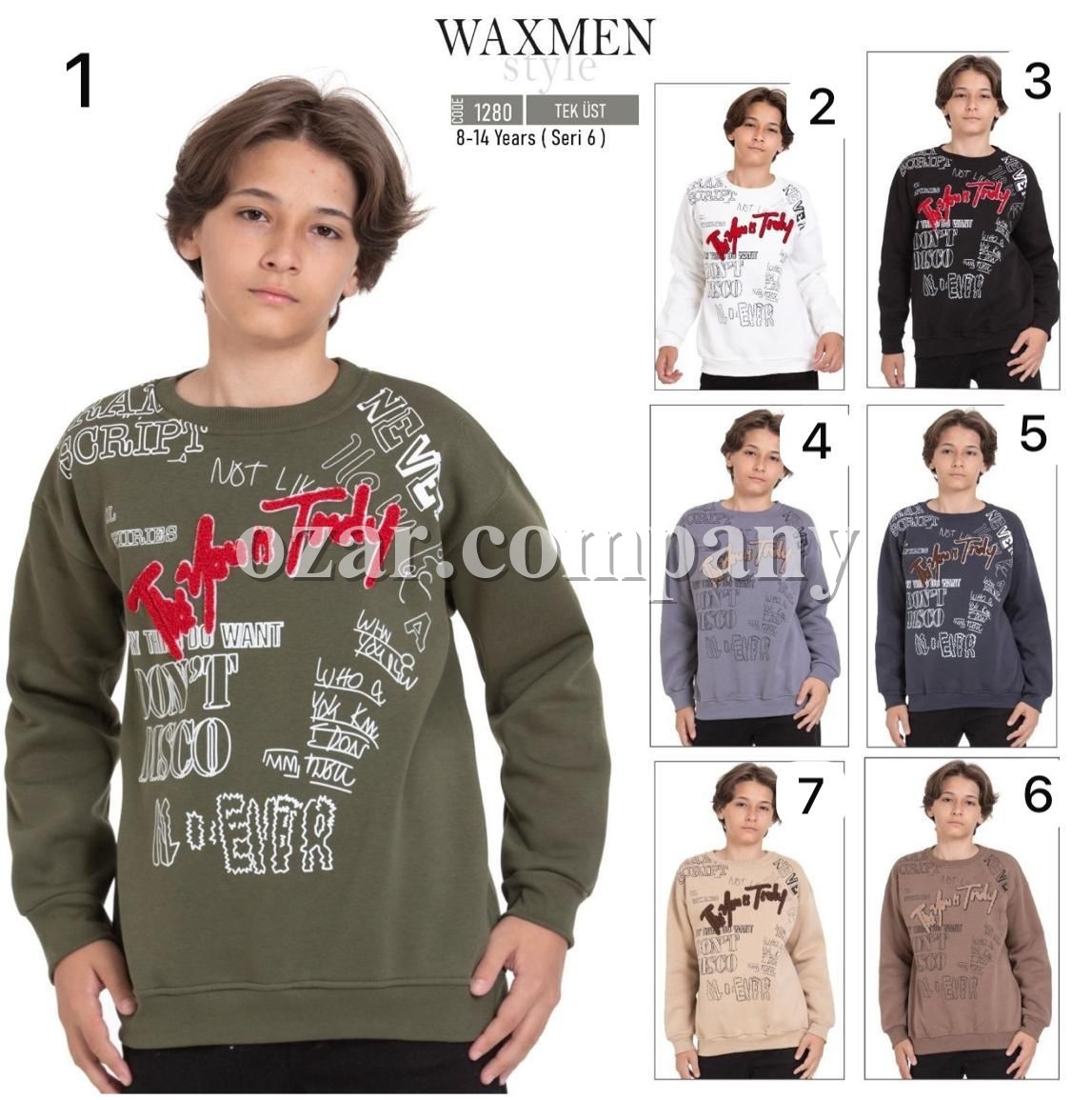 Свитшот Для Мальчика Waxmen (9-10-11-12-13-14лет) 