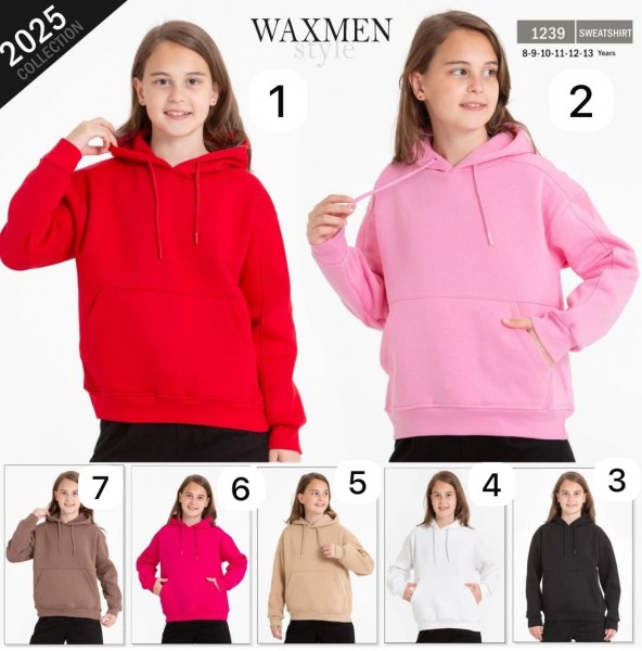 Худи Для Девочки Waxmen (9-10-11-12-13-14лет) 