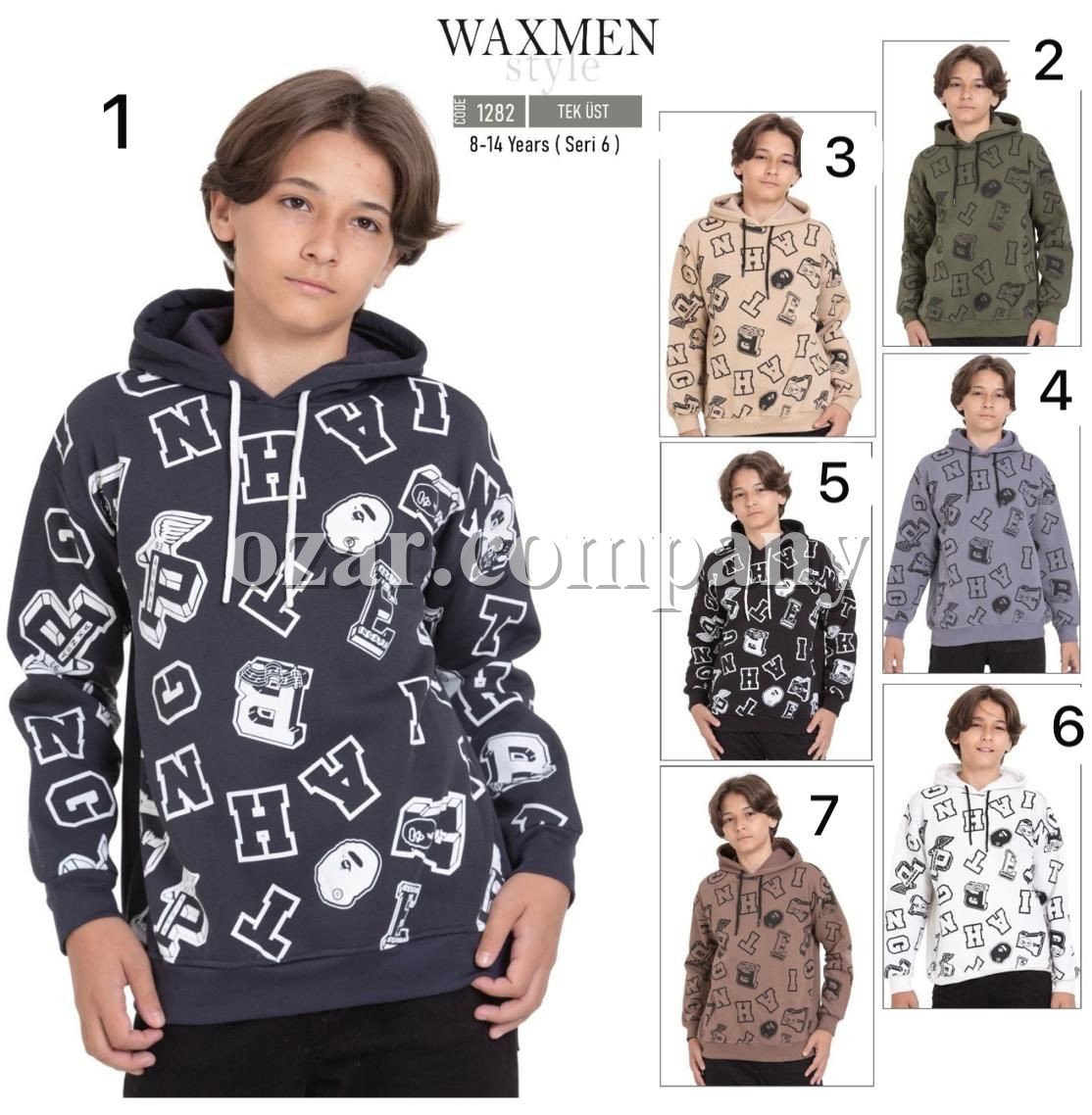 Худи Для Мальчика Waxmen (9-10-11-12-13-14лет) 