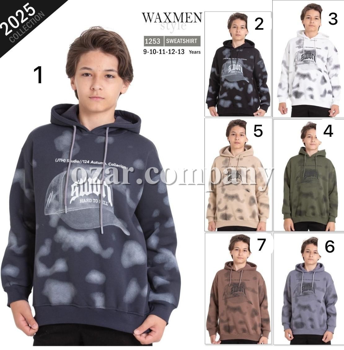 Худи Для Мальчика Waxmen (9-10-11-12-13-14лет) 