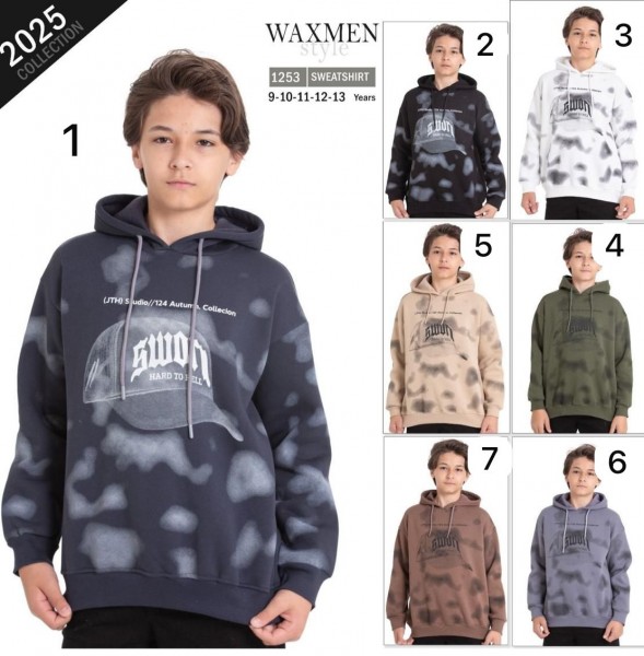 Худи Для Мальчика Waxmen (9-10-11-12-13-14лет) 