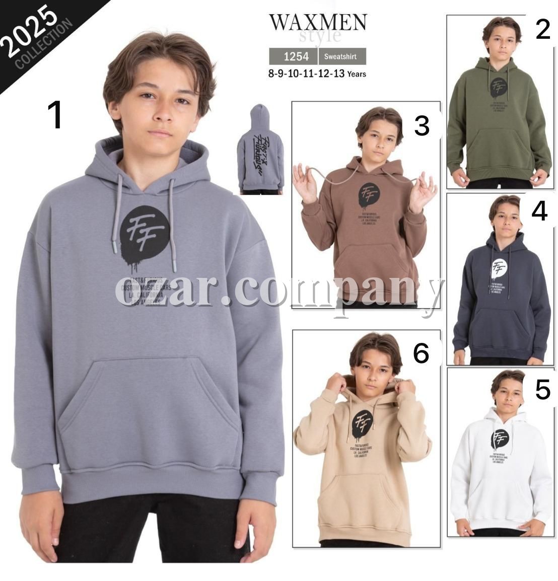 Худи Для Мальчика Waxmen (9-10-11-12-13-14лет) 