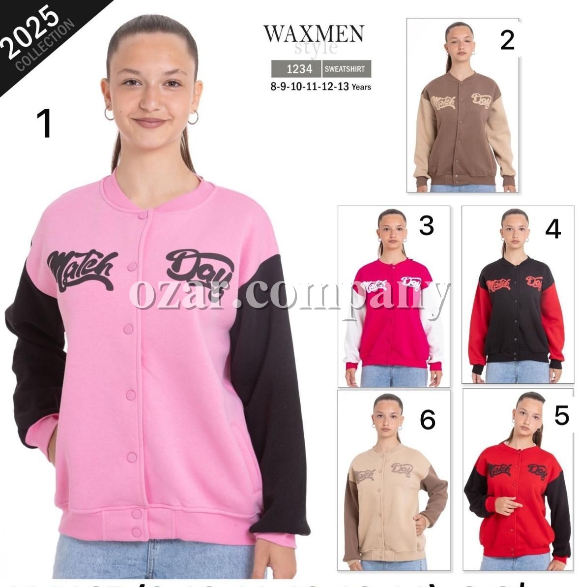 Бомбер Для Девочки Waxmen (9-10-11-12-13-14лет) 
