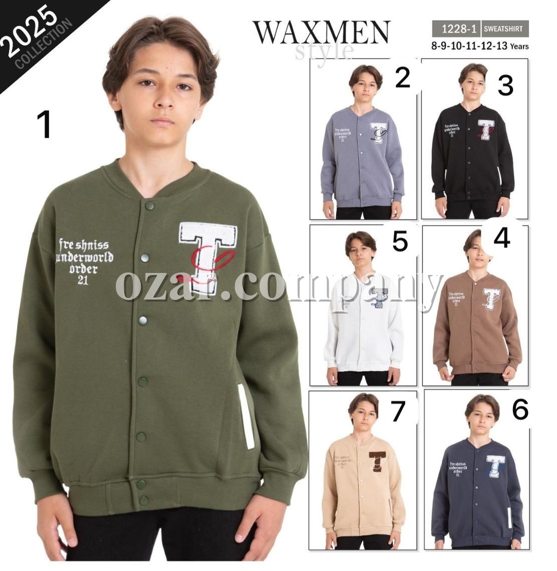 Бомбер Для Мальчика Waxmen (9-10-11-12-13-14лет) 