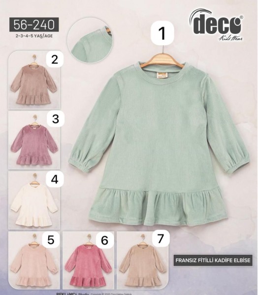 Бархатное Платье Для Девочки Deco (2-3-4-5лет)
