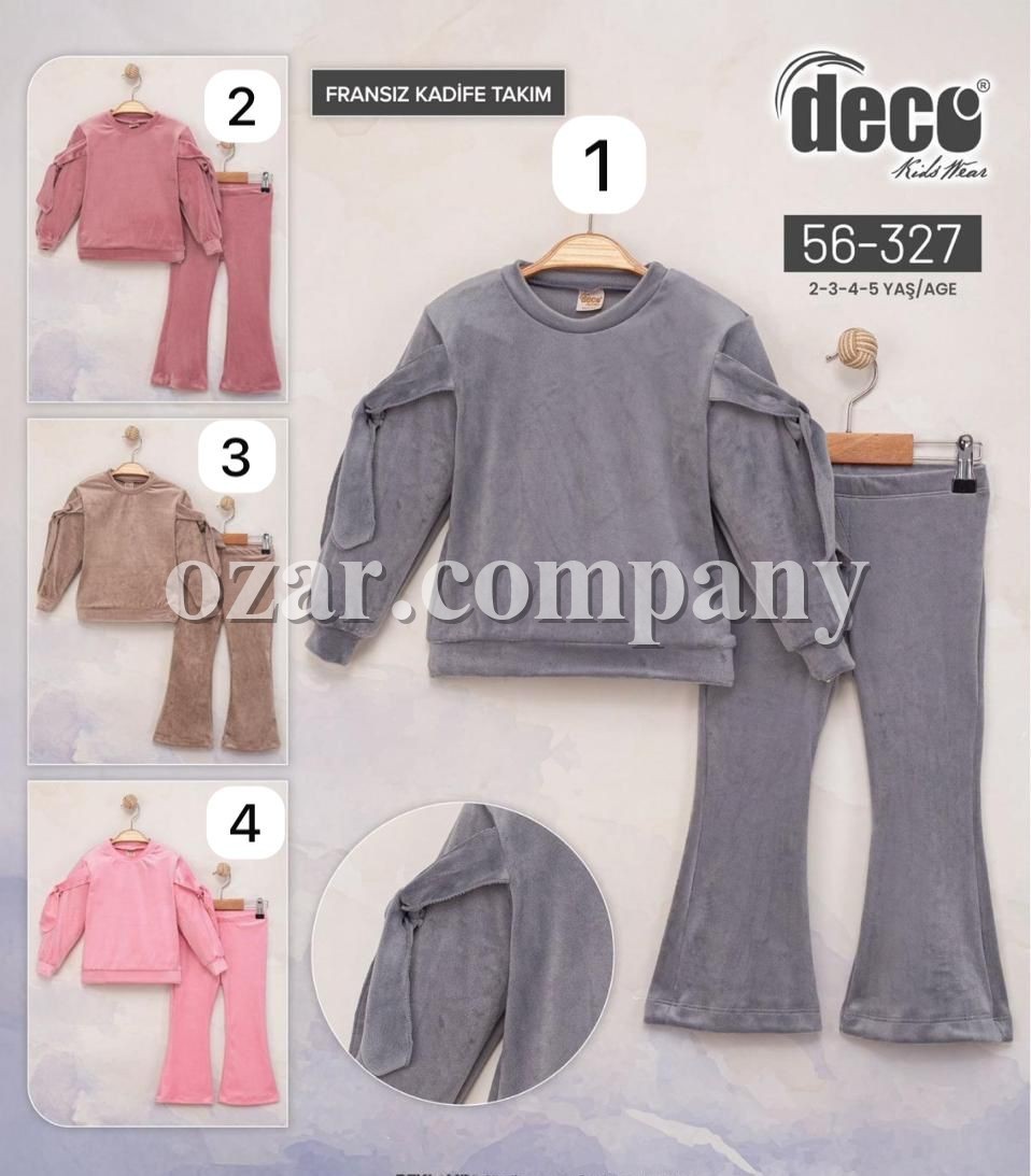 Бархатный Костюм Для Девочки Deco (2-3-4-5лет)