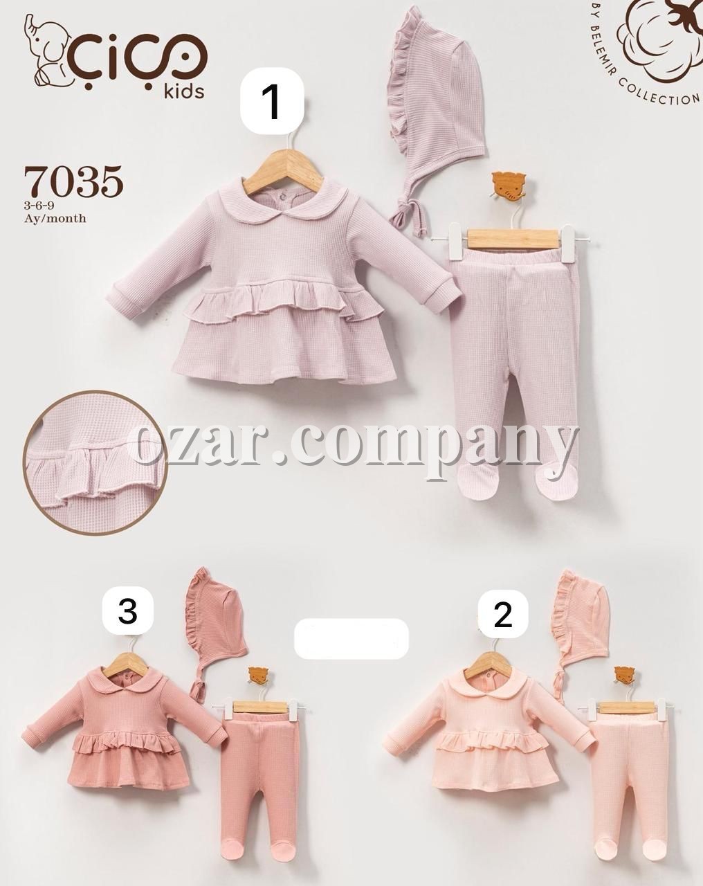 Комплект Для Девочки Cico Kids (3-6-9мес.)