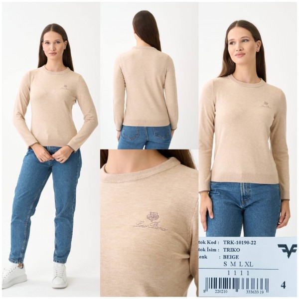 Женская Трикотажная Кофточка Loro Piana