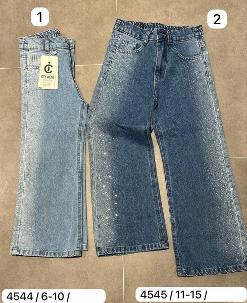 Джинсы Для Девочки City Wear (6-7-8-9-10лет)