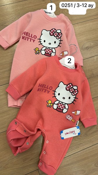 Трикотажный Человечек На Флисе Для Девочки Baby Mii (3-6-9-12мес.)