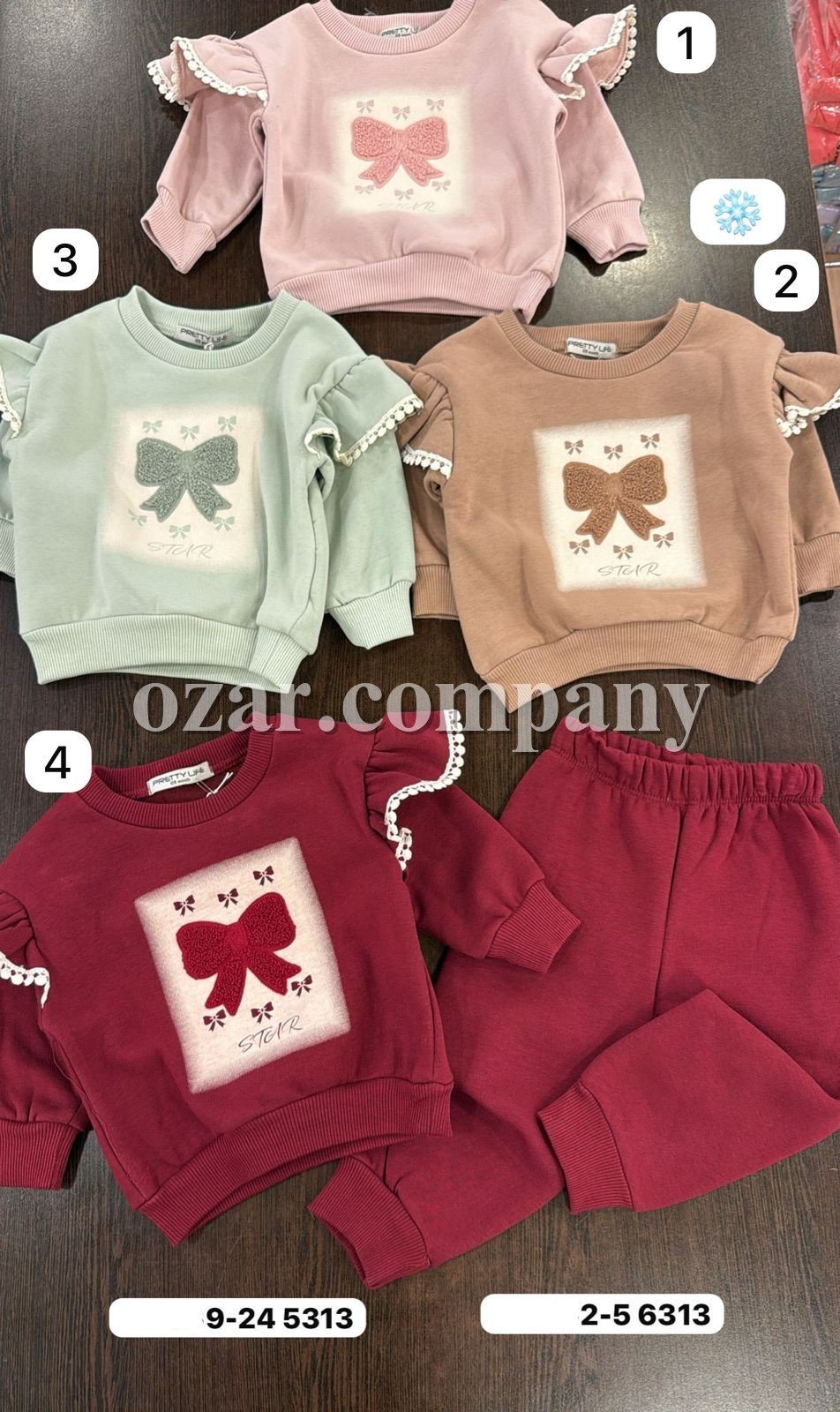 Трикотажный Костюм На Флисе Для Девочки Pretty Life (2-3-4-5лет)