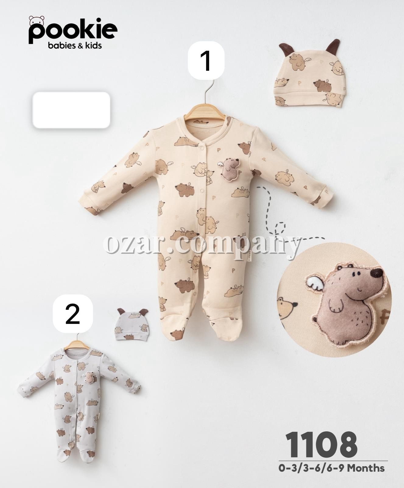 Человечек Для Мальчика Pookie (0-3/3-6/6-9мес.)