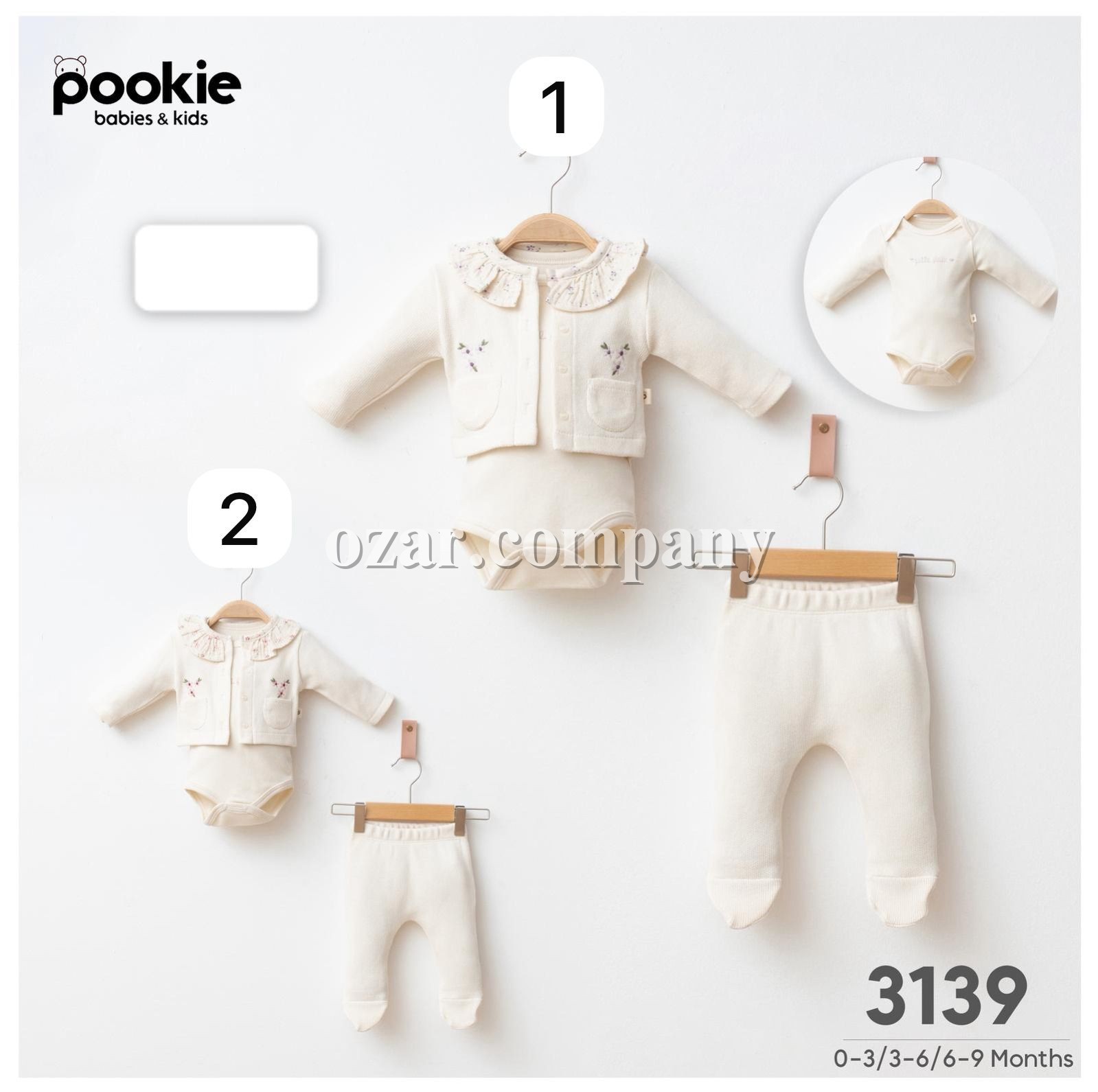 Комплект Для Девочки Pookie (0-3/3-6/6-9мес.)