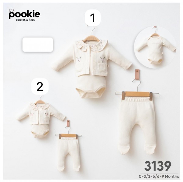 Комплект Для Девочки Pookie (0-3/3-6/6-9мес.)