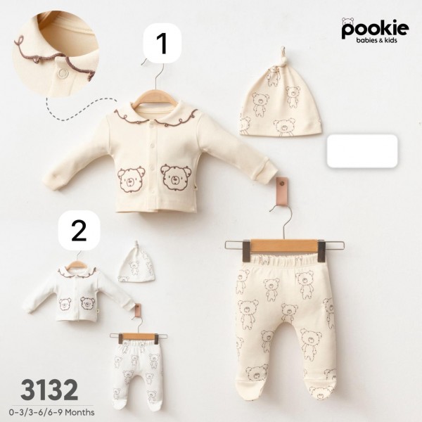 Комплект Для Девочки Pookie (0-3/3-6/6-9мес.)