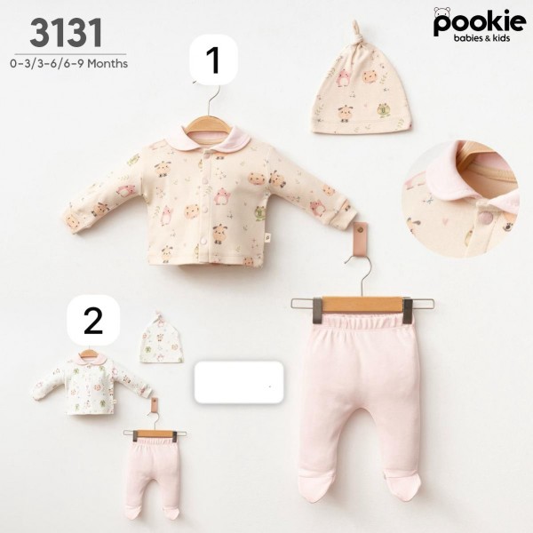 Комплект Для Девочки Pookie (0-3/3-6/6-9мес.)