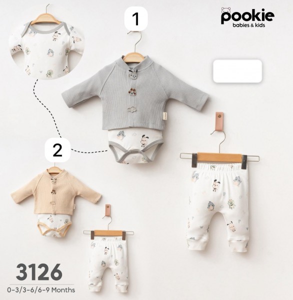 Комплект Для Мальчика Pookie (0-3/3-6/6-9мес.)