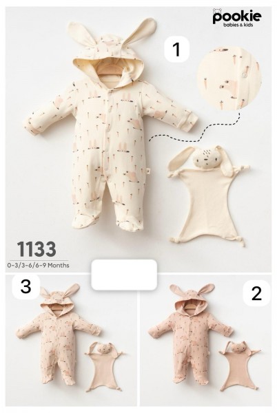 Человечек Для Новорождённых Pookie (0-3/3-6/6-9мес.)