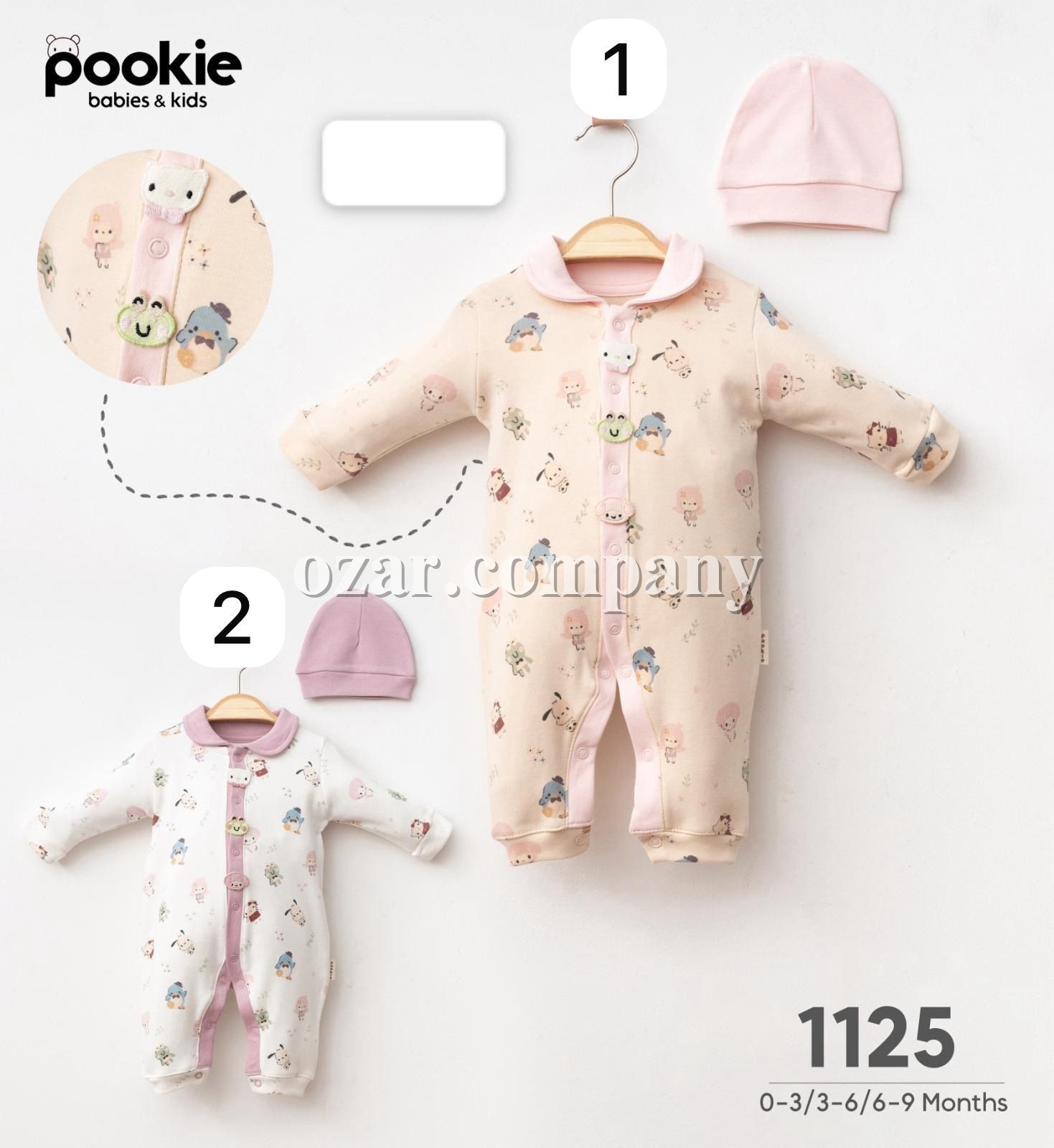 Человечек Для Девочки Pookie (0-3/3-6/6-9мес.)