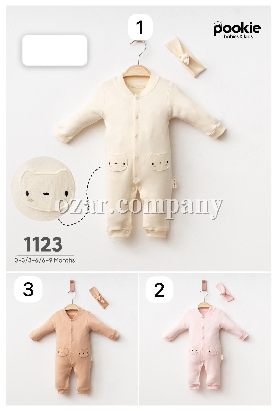 Человечек Для Девочки Pookie (0-3/3-6/6-9мес.)