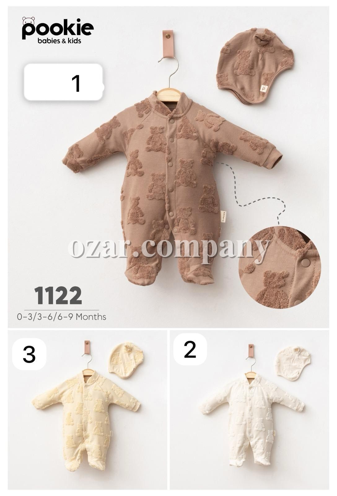 Человечек Для Новорождённых Pookie (0-3/3-6/6-9мес.)