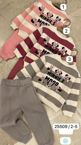 Трикотажный Костюм На Флисе Для Девочки Minamino (2-3-4-5лет)