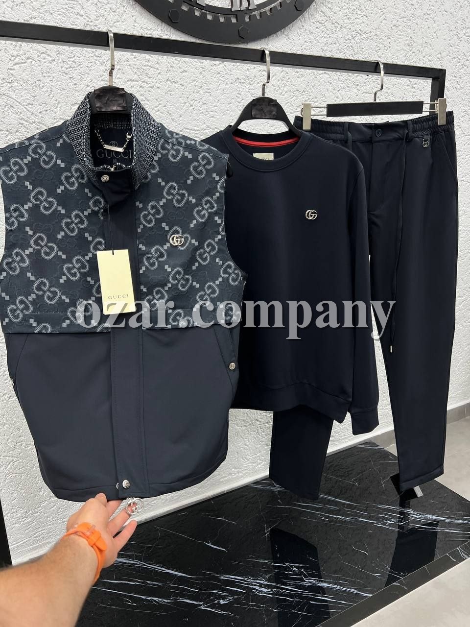 Мужской Спортивный Костюм Тройка Gucci