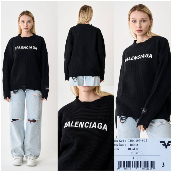 Женский Трикотажный Свитер Balenciaga