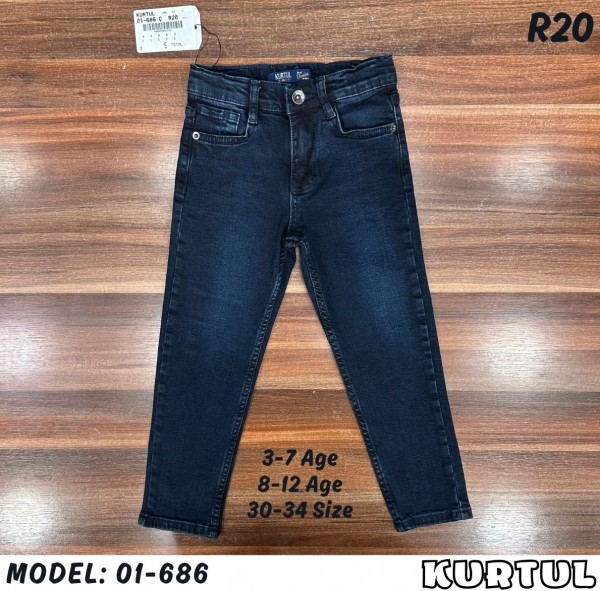 Джинсы Подростковые Для Мальчика Kurtul (30-34) 