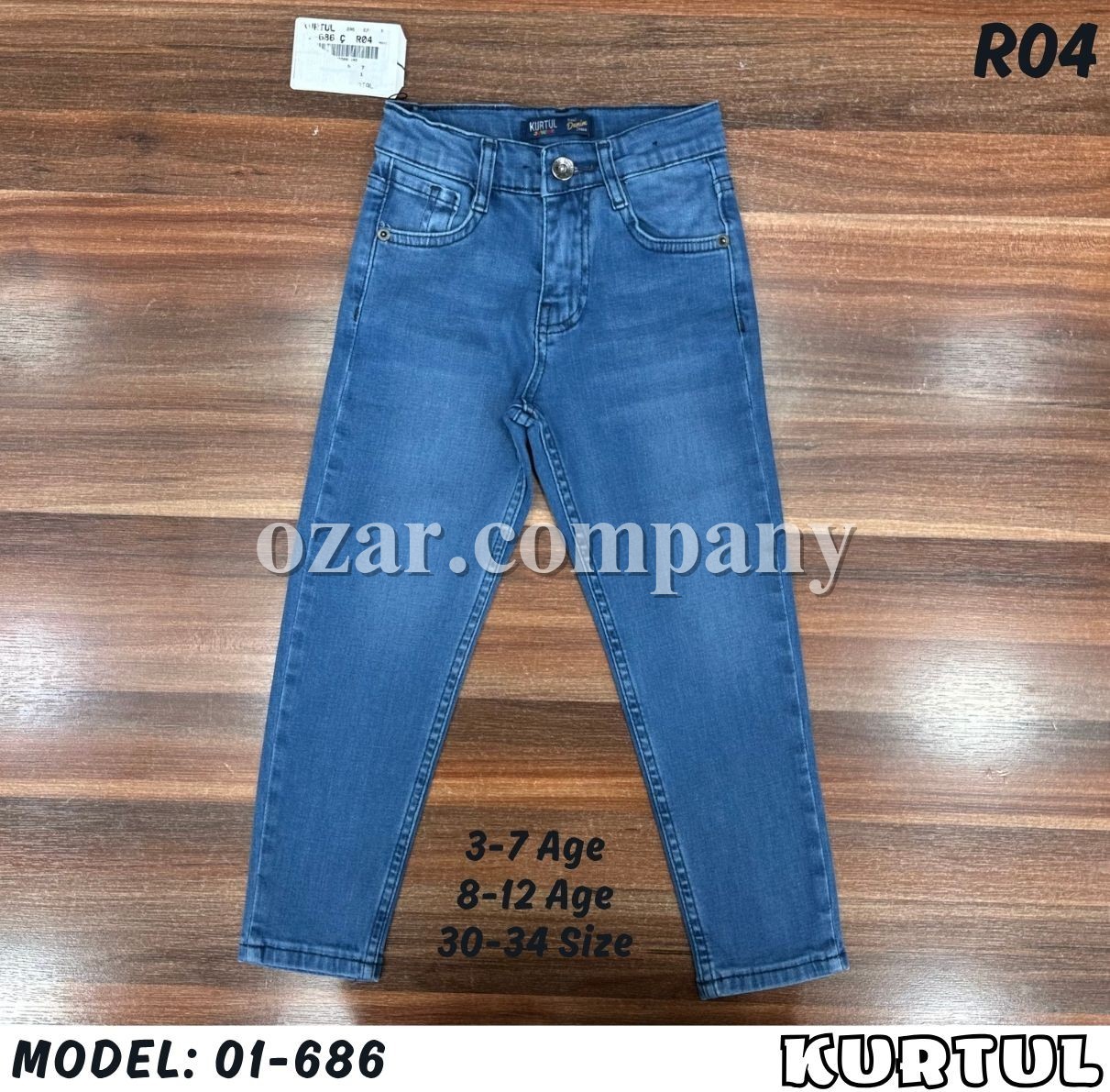 Джинсы Подростковые Для Мальчика Kurtul (30-34) 
