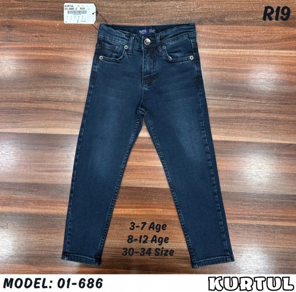 Джинсы Подростковые Для Мальчика Kurtul (30-34) 