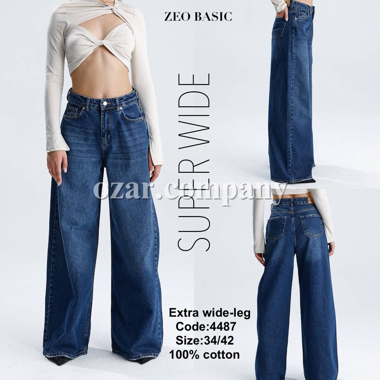 Женские Джинсы Zeo Basic