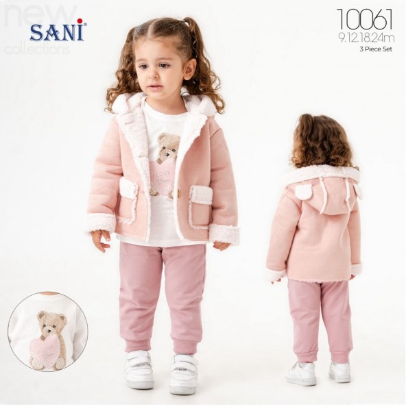 Костюм Тройка Для Девочки Sani (9-12-18-24мес.)