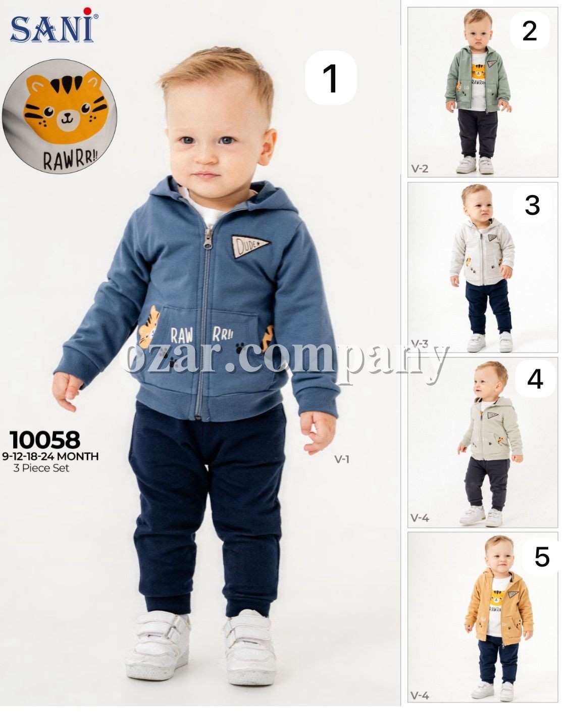 Костюм Тройка Для Мальчика Sani (9-12-18-24мес.)