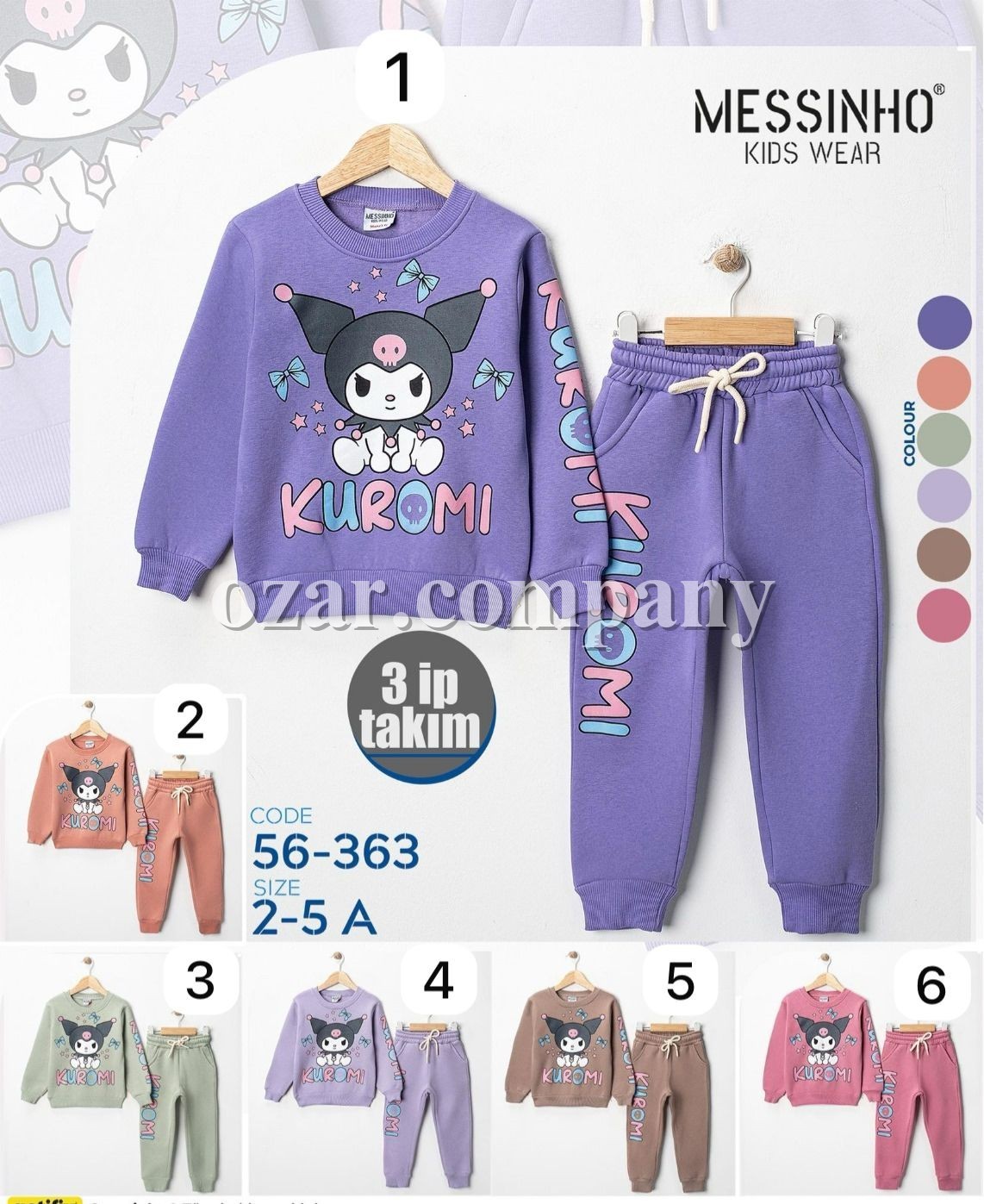 Трикотажный Костюм Тринитка Для Девочки Messinho (2-3-4-5лет)