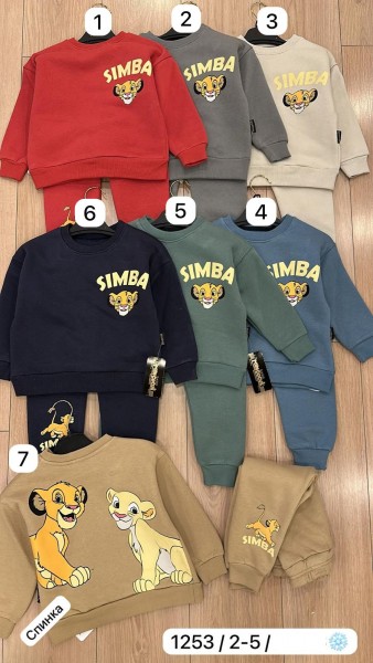 Трикотажный Костюм Тринитка На Флисе Для Мальчика Ramcocuk (2-3-4-5лет)