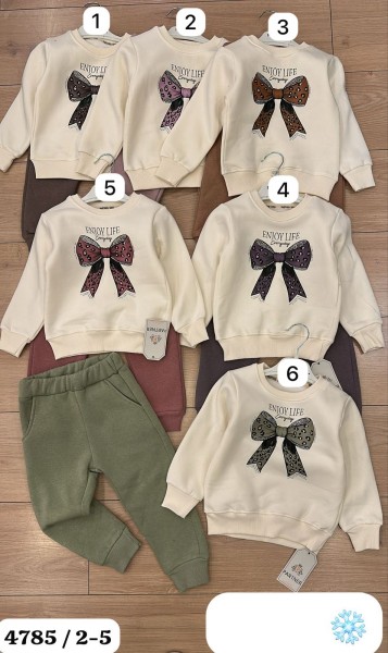 Трикотажный Костюм На Флисе Для Девочки Partner (2-3-4-5лет)