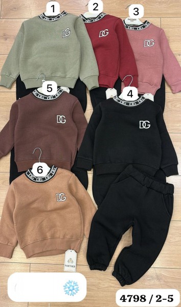Трикотажный Костюм На Флисе Для Девочки Partner (2-3-4-5лет)