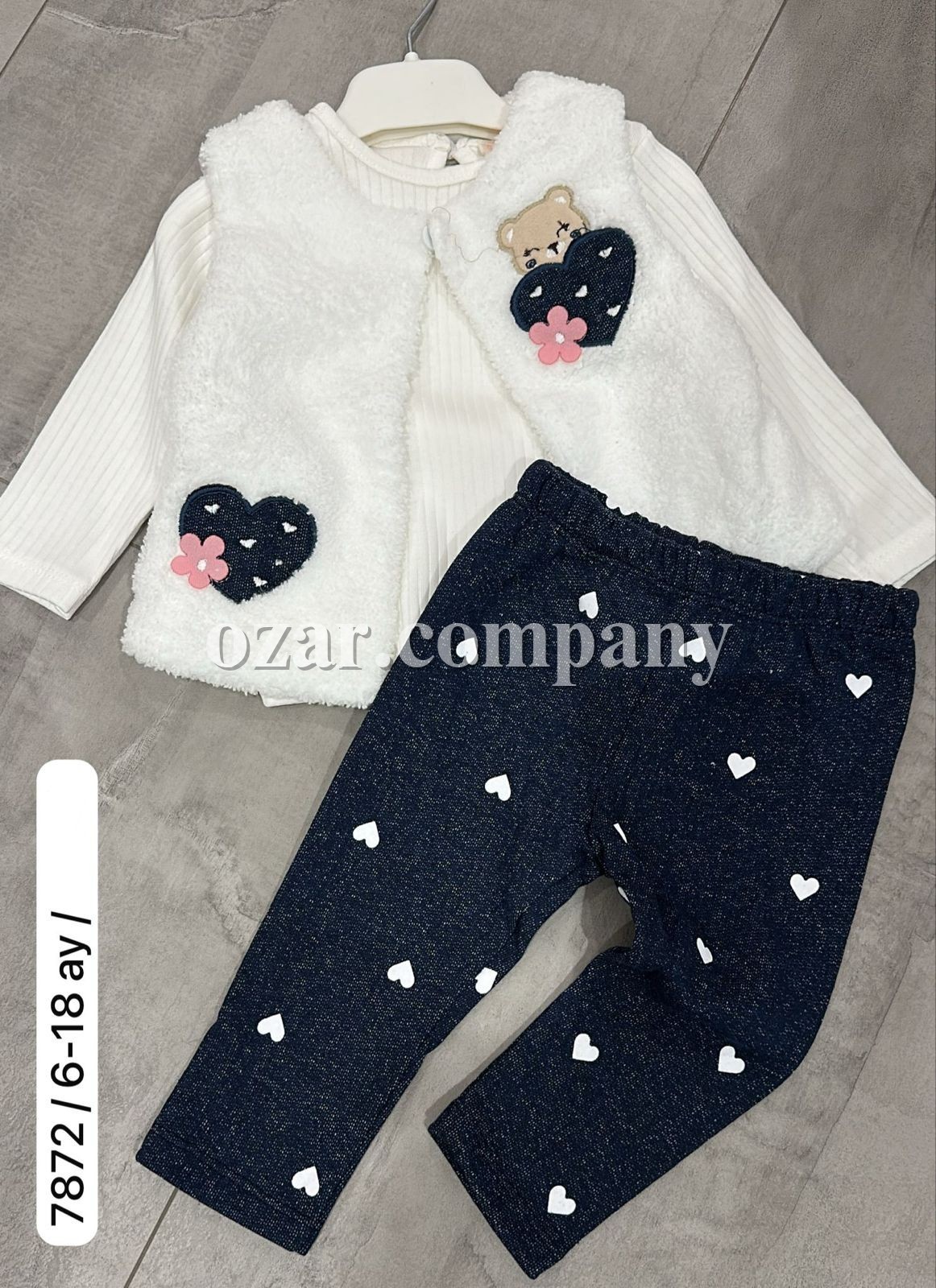 Костюм Тройка Для Девочки Baby Rose (6-9-12-18мес.)