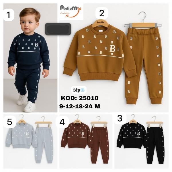 Костюм Тринитка На Флисе Для Мальчика PodiuMini (9-12-18-24мес.)
