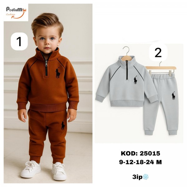 Костюм Тринитка На Флисе Для Мальчика PodiuMini (9-12-18-24мес.)