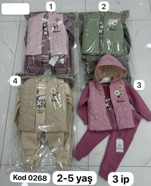 Костюм Тройка Тринитка Для Девочки Partner (2-3-4-5лет)
