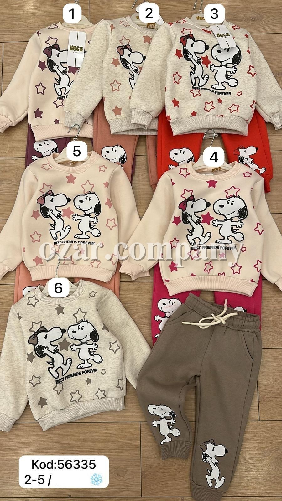 Трикотажный Костюм На Флисе Для Девочки Deco (2-3-4-5лет)