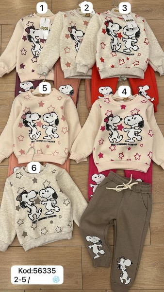 Трикотажный Костюм На Флисе Для Девочки Deco (2-3-4-5лет)
