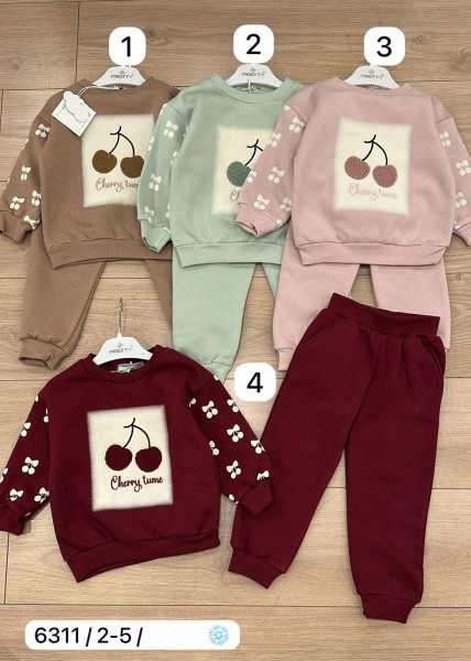 Трикотажный Костюм На Флисе Для Девочки Pretty Life (2-3-4-5лет)
