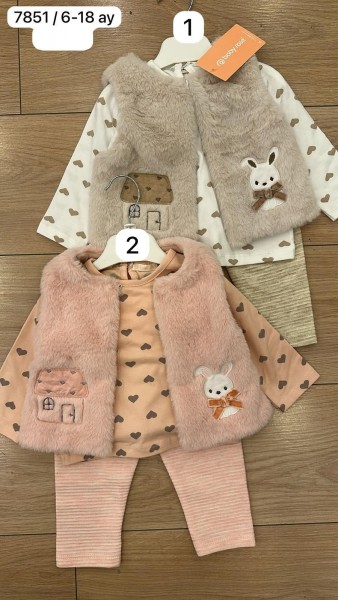 Костюм Тройка Для Девочки Baby Rose (6-9-12-18мес.)
