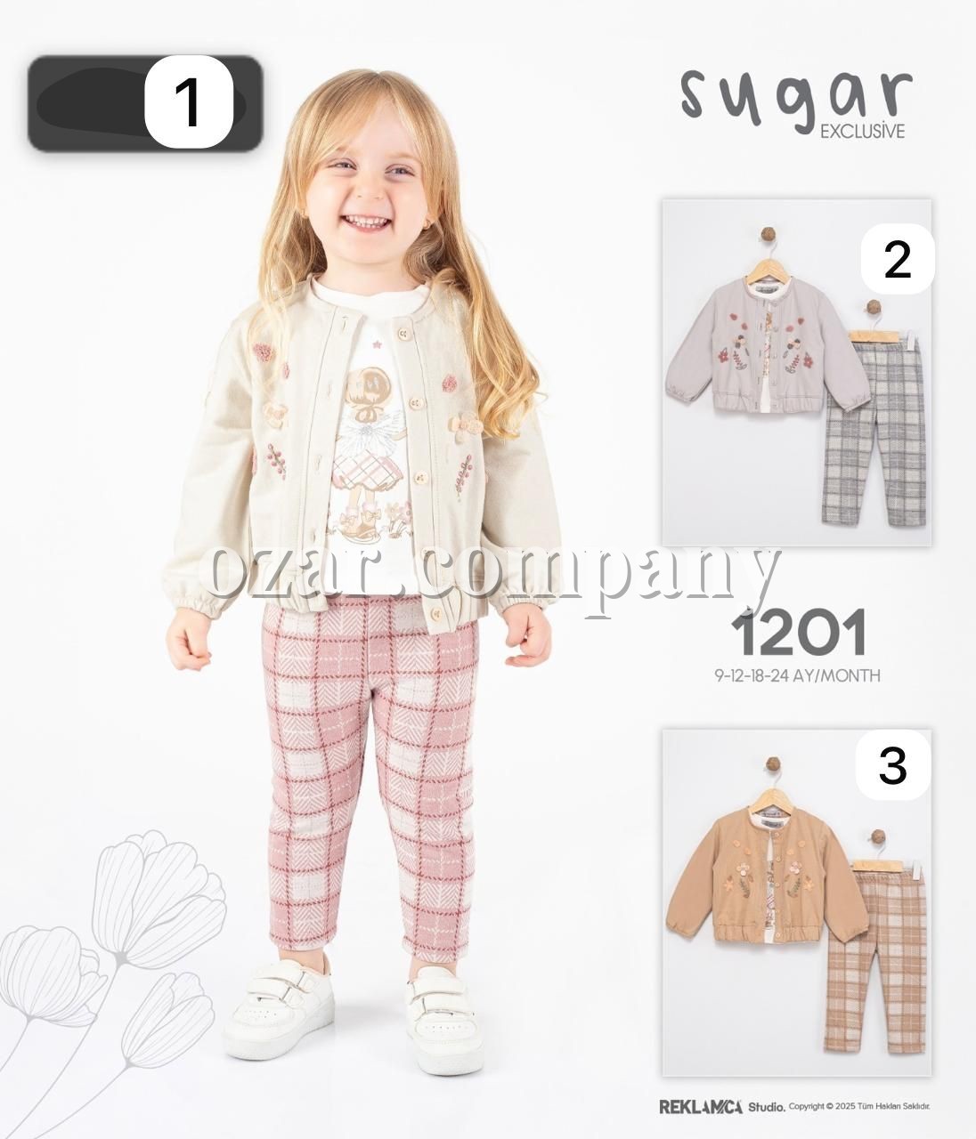 Костюм Тройка Для Девочки Sugar (9-12-18-24мес.)