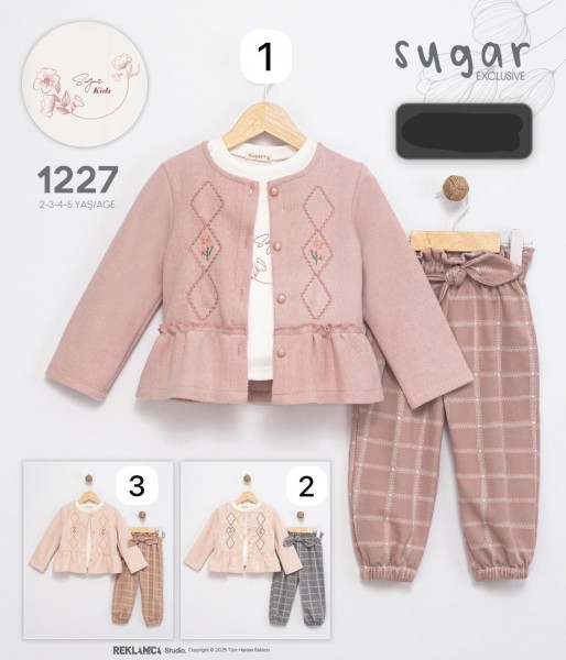Костюм Тройка Для Девочки Sugar (2-3-4-5лет)