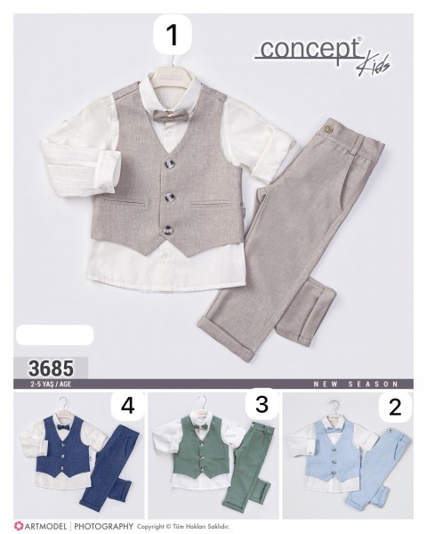 Костюм Тройка Для Мальчика Concept (2-3-4-5лет)