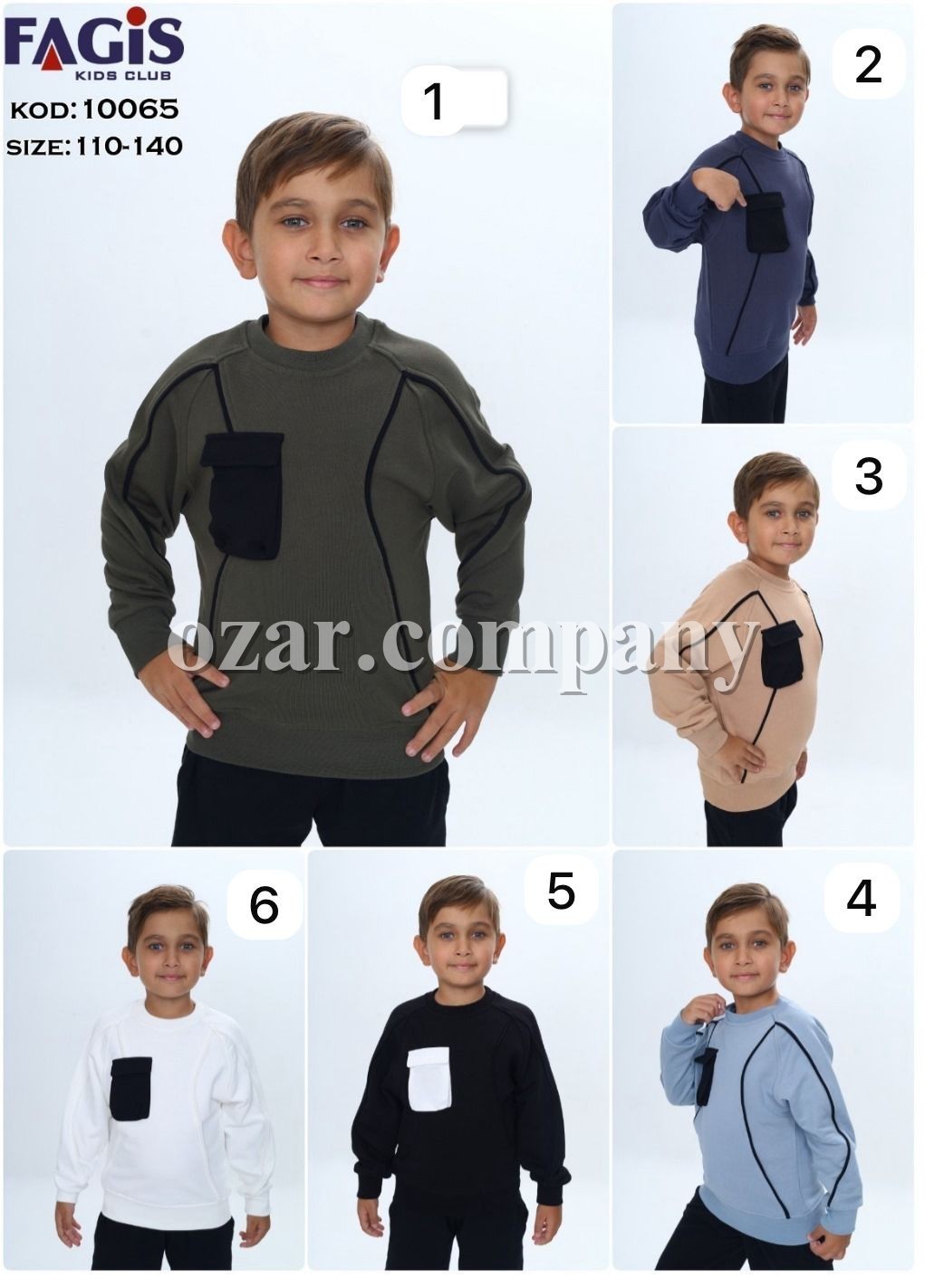 Свитшот Для Мальчика Fagis (5-6-8-10лет) 